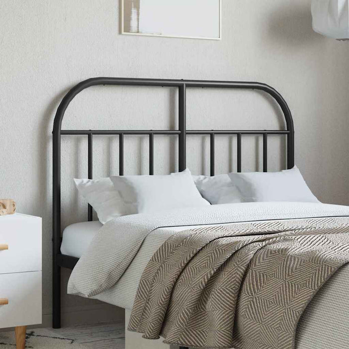 Tăblie de pat de schimb metalică, negru, 120 cm WALTI