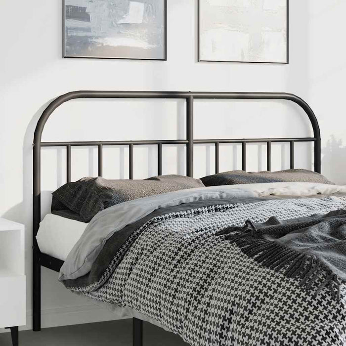 Tăblie de pat de schimb metalică, negru, 135 cm WALTI