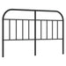 Tăblie de pat de schimb metalică, negru, 140 cm - WALTI WALTI