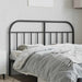 Tăblie de pat de schimb metalică, negru, 140 cm - WALTI WALTI