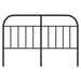 Tăblie de pat de schimb metalică, negru, 140 cm - WALTI WALTI