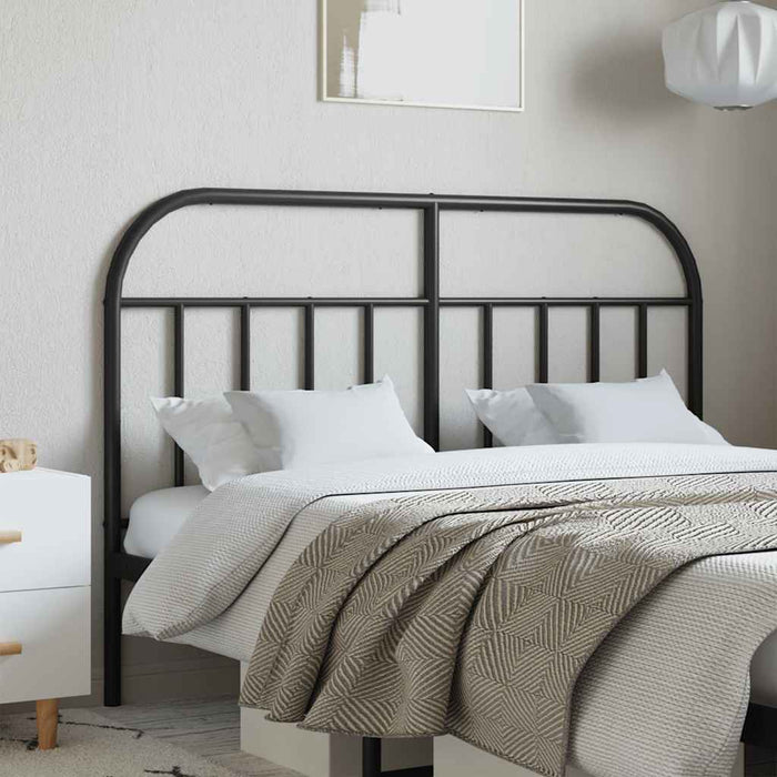 Tăblie de pat de schimb metalică, negru, 140 cm - WALTI WALTI
