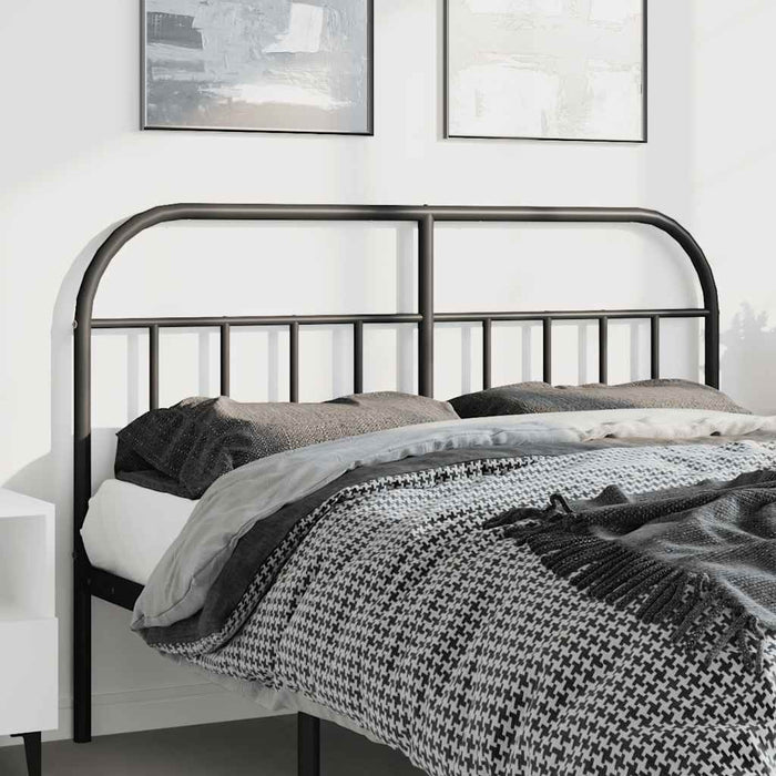 Tăblie de pat de schimb metalică, negru, 150 cm WALTI