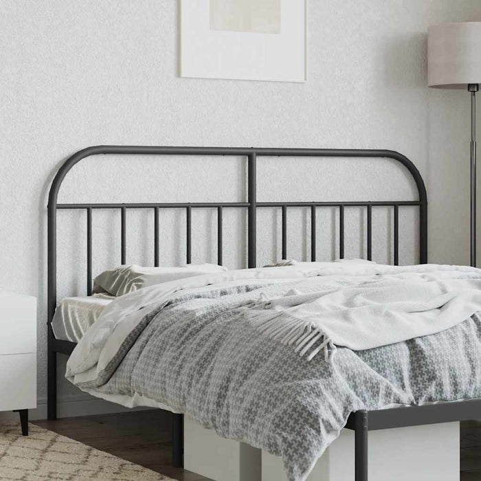 Tăblie de pat de schimb metalică, negru, 160 cm WALTI