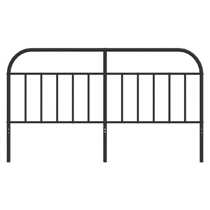 Tăblie de pat de schimb metalică, negru, 160 cm WALTI