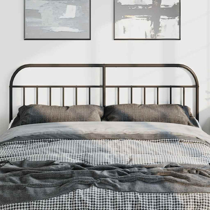 Tăblie de pat de schimb metalică, negru, 180 cm WALTI