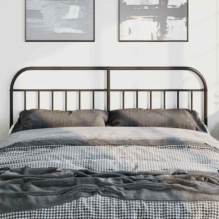 Tăblie de pat de schimb metalică, negru, 193 cm WALTI