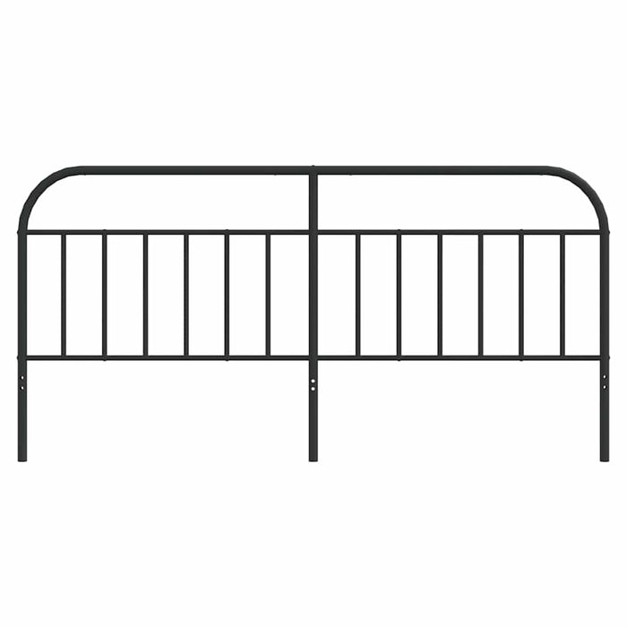 Tăblie de pat de schimb metalică, negru, 193 cm WALTI
