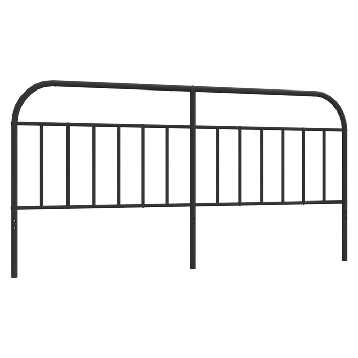 Tăblie de pat de schimb metalică, negru, 200 cm WALTI