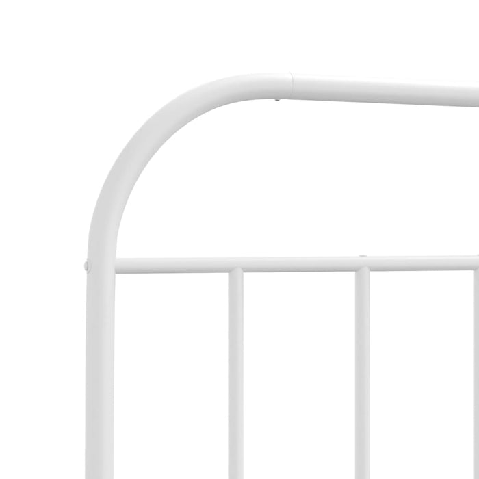 Tăblie de pat de schimb metalică, alb, 75 cm WALTI