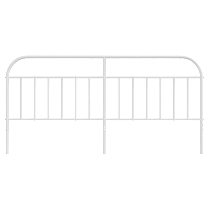Tăblie de pat de schimb metalică, alb, 200 cm WALTI
