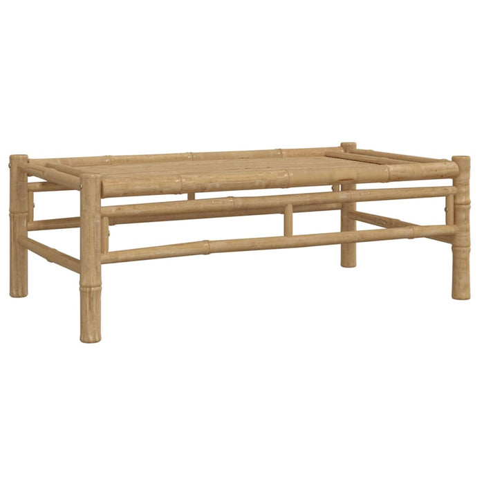 Set mobilier de grădină cu perne alb crem, 2 piese, bambus - WALTI WALTI