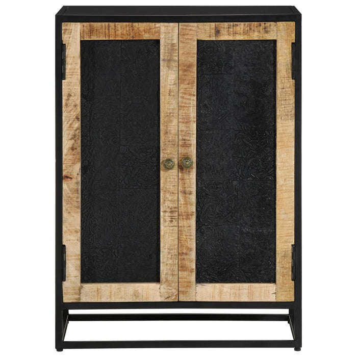 Dulap cu 2 uși, 55x35x75 cm, lemn masiv mango și fier WALTI