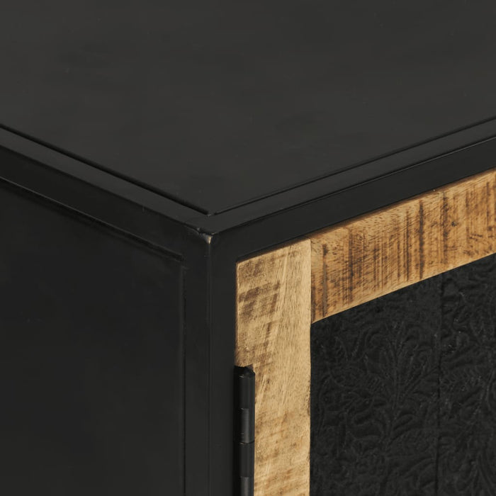 Dulap cu 2 uși, 55x35x75 cm, lemn masiv mango și fier WALTI