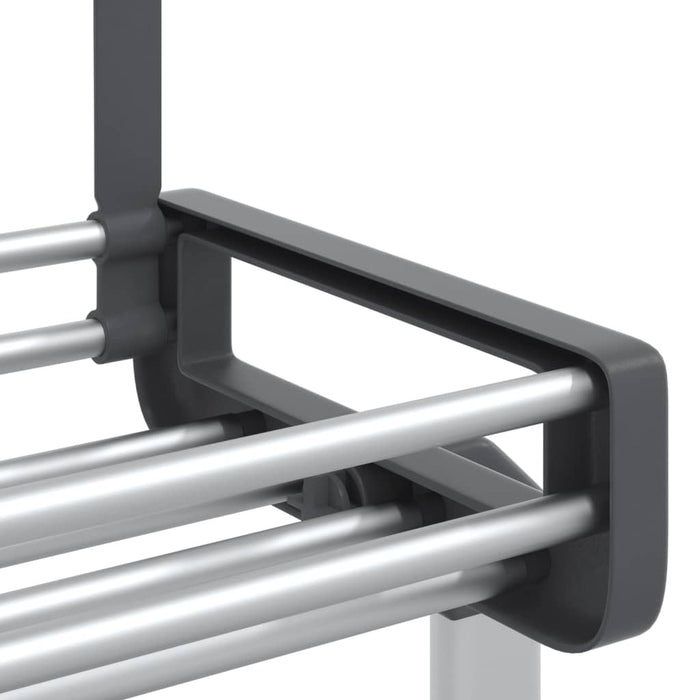 Organizator pentru ușă cu 5 rafturi 52x20x135 cm aluminiu - WALTI WALTI