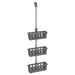 Raft suspendat pentru duș 30x15x(67-105) cm aluminiu - WALTI WALTI
