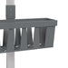 Raft suspendat pentru duș 30x15x(67-105) cm aluminiu - WALTI WALTI