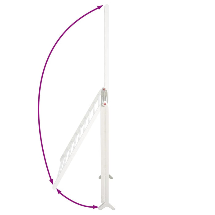 Suport de uscare pentru cadă extensibil, 53-90 cm, aluminiu - WALTI WALTI