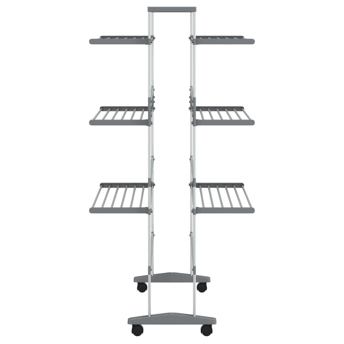 Uscător de rufe cu roți, 89x64x129 cm, aluminiu - WALTI WALTI