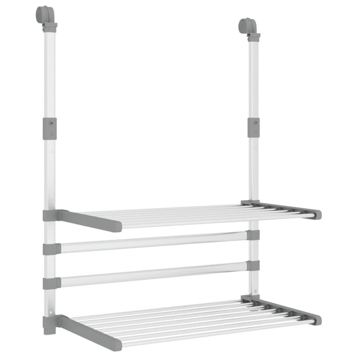 Suport de uscare pentru balcon, 54x25x42 cm, aluminiu - WALTI WALTI