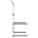 Suport de uscare pentru balcon, 54x25x42 cm, aluminiu - WALTI WALTI