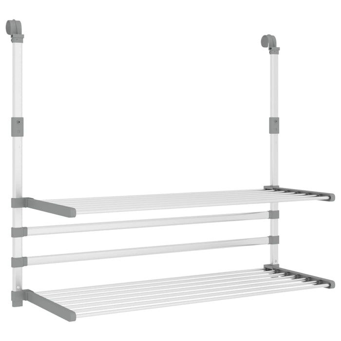 Suport de uscare pentru balcon 89x25x(60-95) cm aluminiu - WALTI WALTI