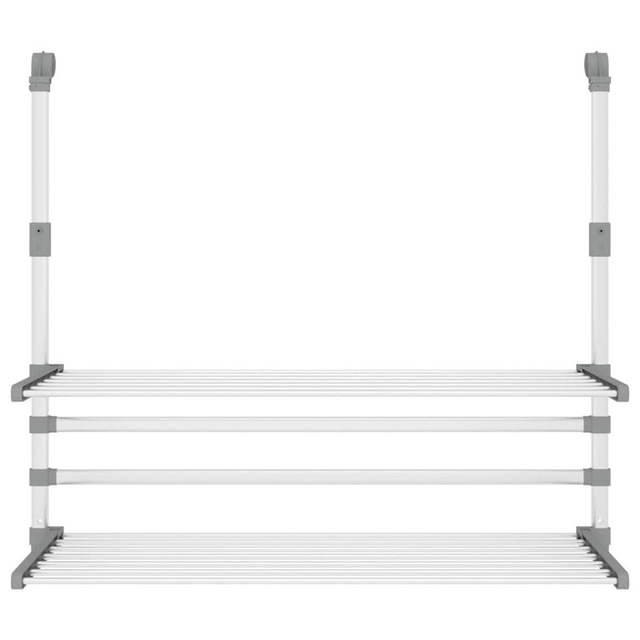 Suport de uscare pentru balcon 89x25x(60-95) cm aluminiu - WALTI WALTI