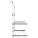 Suport de uscare pentru balcon 89x25x(60-95) cm aluminiu - WALTI WALTI