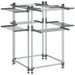 Suport pentru uscat rufe, 107x107x120 cm, aluminiu - WALTI WALTI
