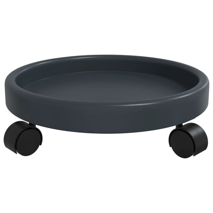 Cărucioare pentru plante cu roți 2 buc. gri diametru 34cm 35kg - WALTI WALTI