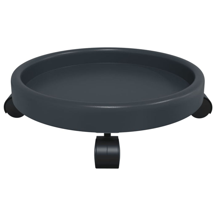 Cărucioare pentru plante cu roți 2 buc. gri diametru 34cm 35kg - WALTI WALTI