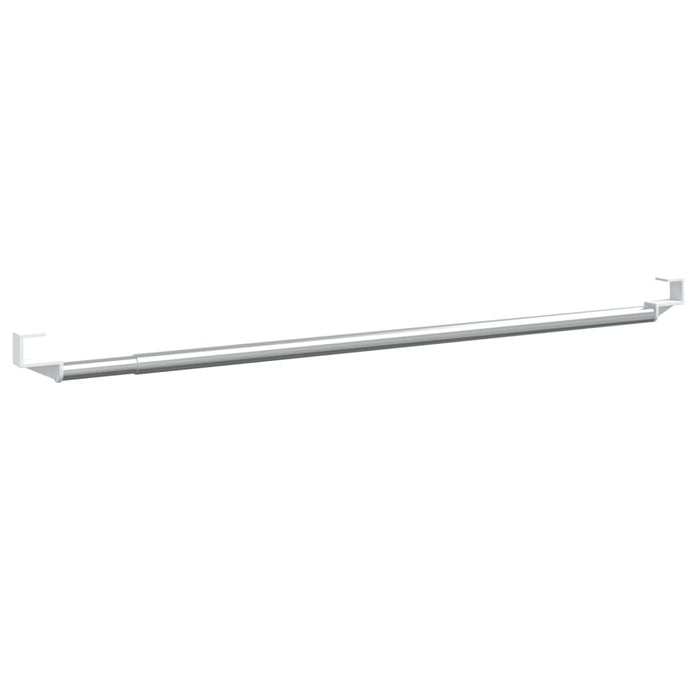 Șine pentru perdele 2 buc, alb și argintiu, 40-60 cm, aluminiu - WALTI WALTI