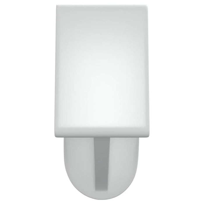Șine pentru perdele 2 buc, alb și argintiu, 60-105 cm, aluminiu - WALTI WALTI