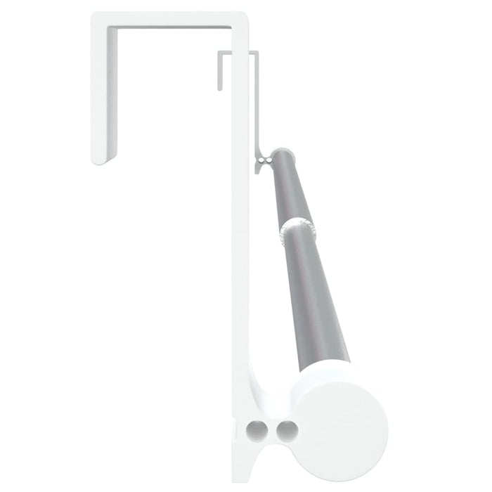 Șine pentru perdele 2 buc, alb și argintiu, 40-60 cm, aluminiu WALTI