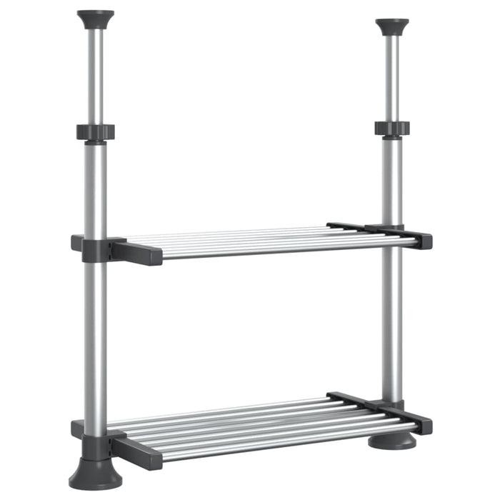 Raft de bucătărie 50x25x(50-70) cm, aluminiu WALTI