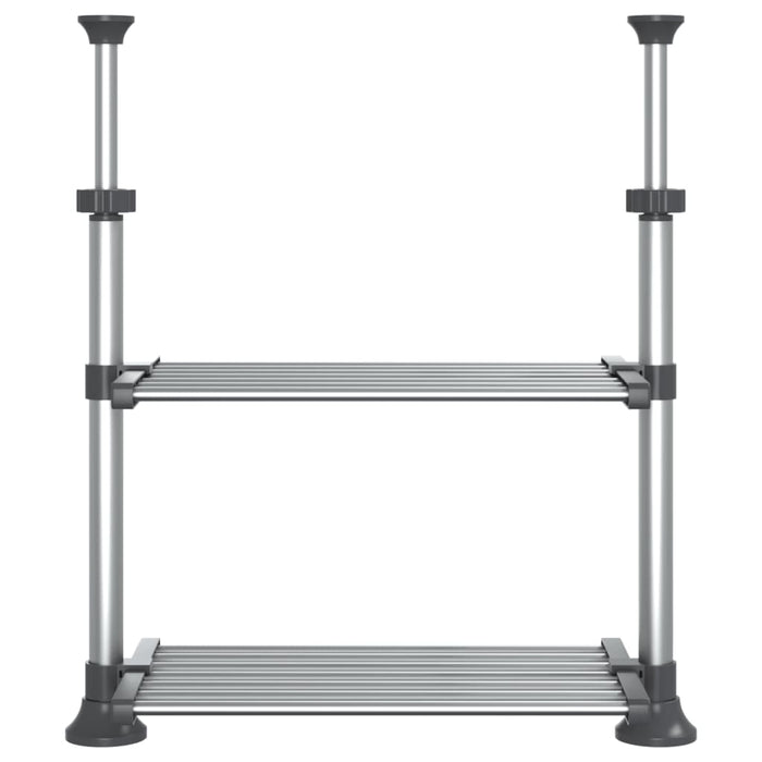 Raft de bucătărie 50x25x(50-70) cm, aluminiu WALTI