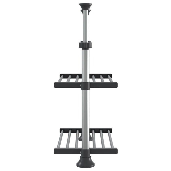Raft de bucătărie 50x25x(50-70) cm, aluminiu WALTI
