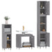 Set dulapuri de baie, 3 piese, gri sonoma, lemn prelucrat - WALTI WALTI