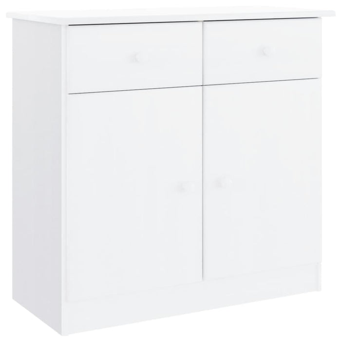 Dulap înalt ALTA, alb, 77x35x165 cm, lemn masiv de pin - WALTI WALTI
