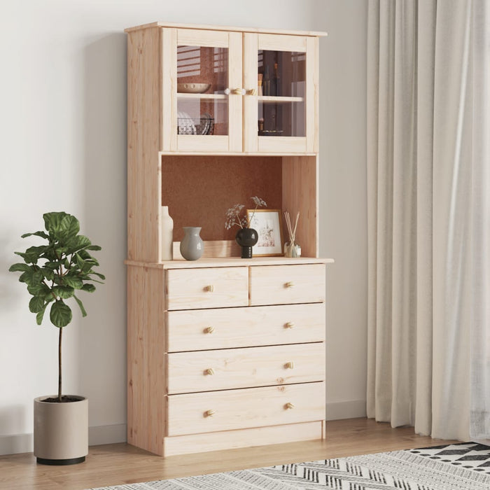 Dulap înalt ALTA, 77x35x73 cm, lemn masiv de pin - WALTI WALTI