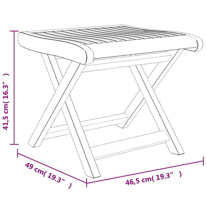 Set lounge de grădină, 3 piese, lemn masiv de tec WALTI
