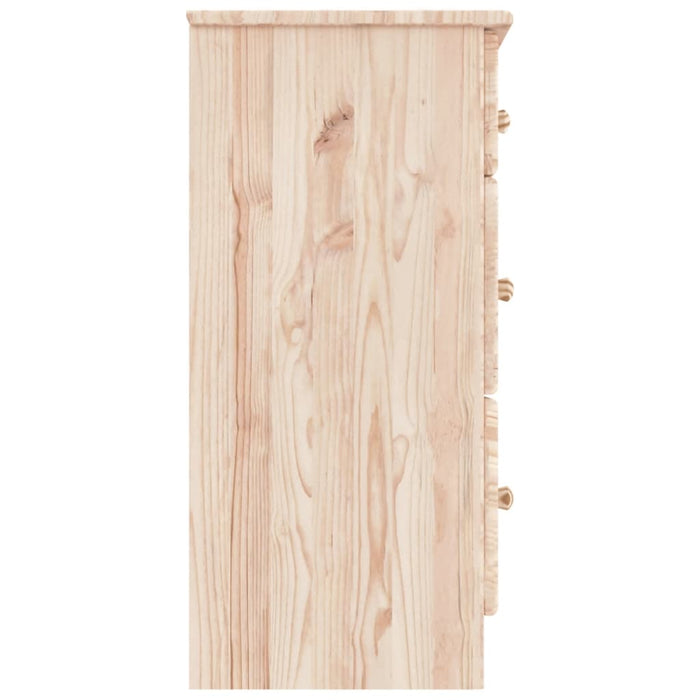 Comodă cu sertare ALTA, 112x35x73 cm, lemn masiv de pin - WALTI WALTI