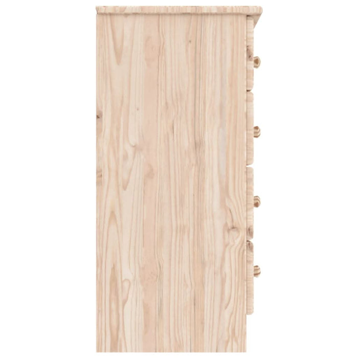 Comodă cu sertare ALTA, 77x35x73 cm, lemn masiv de pin - WALTI WALTI