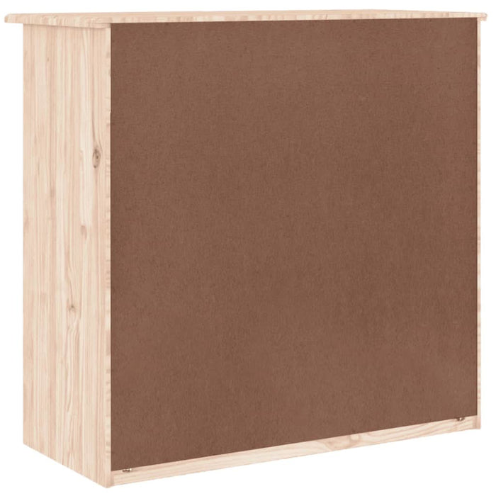 Comodă cu sertare ALTA, 77x35x73 cm, lemn masiv de pin - WALTI WALTI