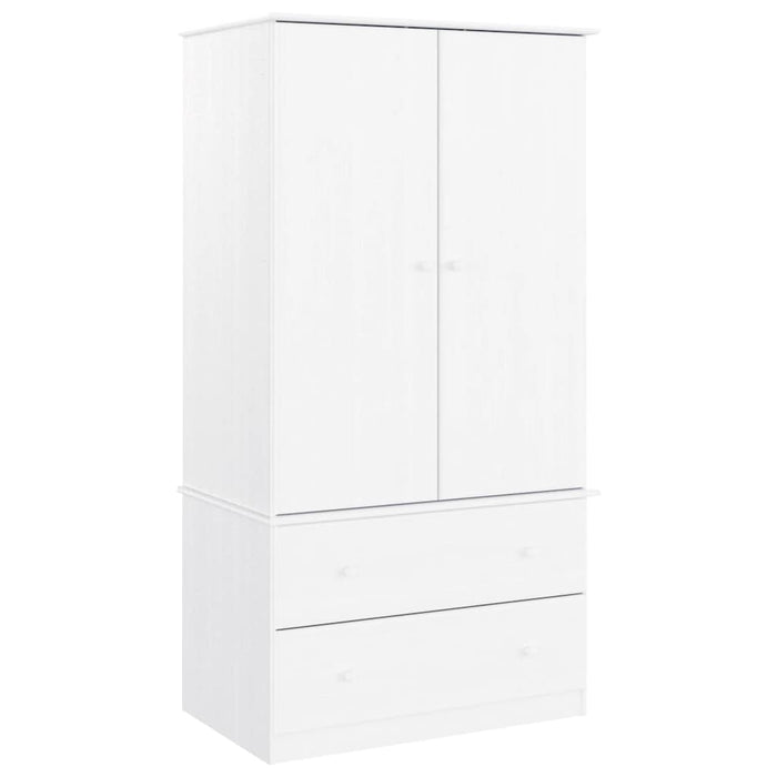 Dulap „ALTA”, alb, 90x55x170 cm, lemn masiv de pin - WALTI WALTI