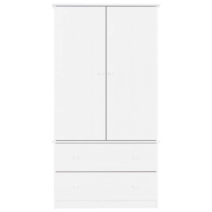 Dulap „ALTA”, alb, 90x55x170 cm, lemn masiv de pin - WALTI WALTI