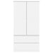 Dulap „ALTA”, alb, 90x55x170 cm, lemn masiv de pin - WALTI WALTI