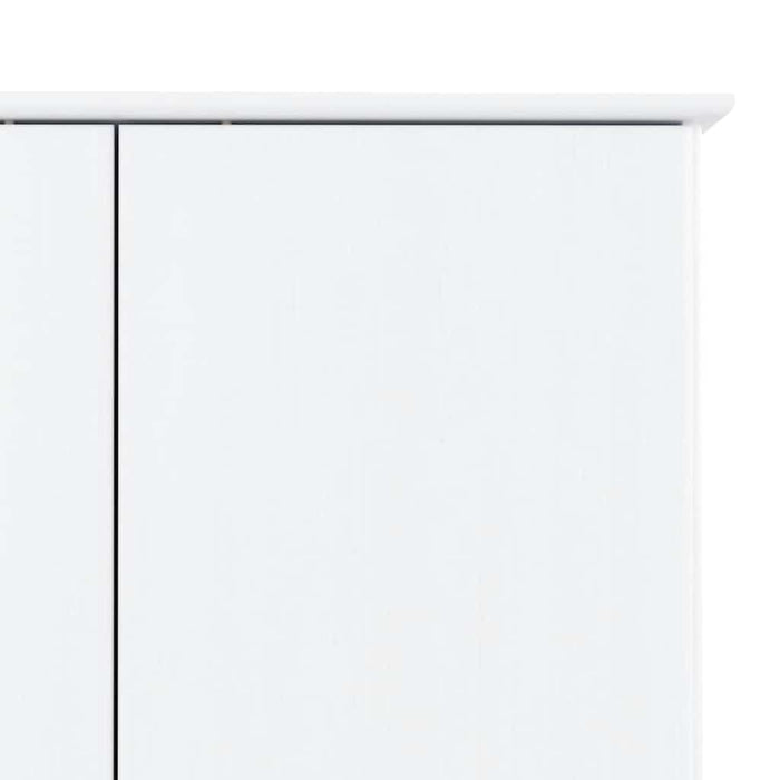 Dulap „ALTA”, alb, 90x55x170 cm, lemn masiv de pin - WALTI WALTI