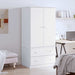 Dulap „ALTA”, alb, 90x55x170 cm, lemn masiv de pin - WALTI WALTI