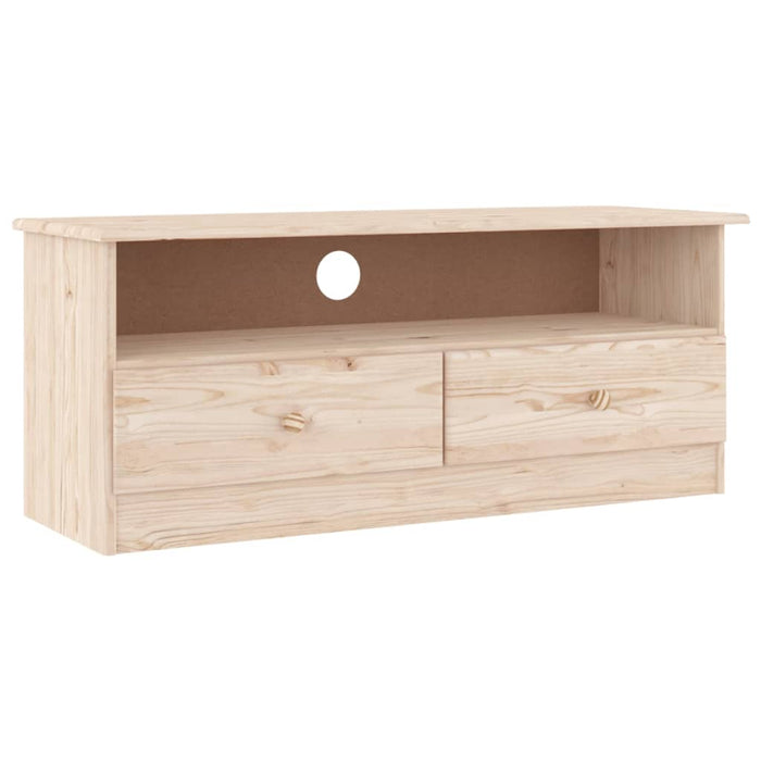 Dulap TV cu sertare „ALTA” 100x35x41 cm, lemn masiv de pin WALTI
